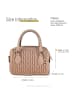 Florence Leder Handtasche, Schultertasche Florence Tasche altrosa ca. 24cm