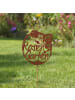 UNUS Gartenstecker Rost Rosengarten in Braun