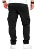 SOUL STAR Cargohose - S2SARI Chino Jeans Hose Stoffhose Freizeithose in Schwarz