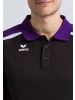 erima Liga 2.0 Poloshirt in schwarz/violet/weiss