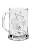 Mr. & Mrs. Panda Bierkrug Eichhörnchen Weihnachten ohne Spruch in Transparent