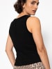SASSYCLASSY Tank Top mit Außennähten in Schwarz