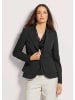 MADELEINE Kurzer Schößchen-Blazer in schwarz