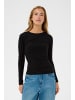 Kaffe Langarm-Shirt KAviba Regular fit in Black Deep