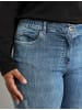 SAMOON Hose Jeans verkürzt in Blue Denim