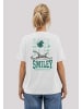 F4NT4STIC T-Shirt Smiley Originals Basketball Sports in off-white