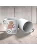 Mr. & Mrs. Panda Kaffeetasse Bär Hula Hoop mit Spruch in Weiß
