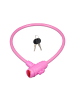 relaxdays Fahrradschloss in Pink - 70 cm