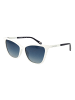 Skechers Frauen Sonnenbrille Katzenauge Weiß