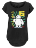 F4NT4STIC Long Cut T-Shirt Big Hero 6 Baymax Lollypop in schwarz