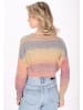 myMo Women Sweater in green multicolor