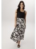 Aniston SELECTED Sommerkleid in schwarz-weiß