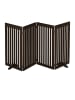 relaxdays Absperrgitter in Braun - (B)205 x (H)92 cm