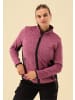 Tom Collins Strickfleecejacke Detit in Himbeere