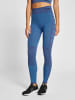 Hummel Hummel Leggings Hmlclea Yoga Damen Atmungsaktiv Feuchtigkeitsabsorbierenden Nahtlosen in RIVIERA/INSIGNIA BLUE MELANGE