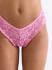 Erlich Textil  ICONIC LACE BRAZIL STRING in bubblegum