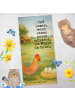 Mr. & Mrs. Panda Badehandtuch Huhn Stolz Design mit Spruch in Weiß
