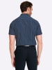WITT WEIDEN Kurzarmhemd in marine-jeansblau-kariert