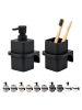 bremermann 2tlg. - Bad-Accessoires -Set SAVONA Softtouch, eckig