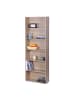 relaxdays Bücherregal in Eiche - (B)60 x (H)178,5 x (T)24 cm