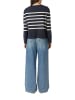 comma Pullover in marine ecru - 0003