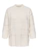 ONLY Carmakoma Strickpullover in Cloud Dancer