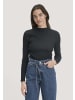 Hessnatur Strick Pullover in schwarz