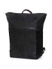 SALZEN Rucksack Vertiplorer Leather Charcoal Black in scharz