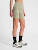 Hummel Tight Kurze Hose Hmlhiit Damen in SEAGRASS