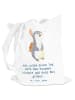 Mr. & Mrs. Panda Shopping Tasche Heimweh überwinden Mut mit Spruch in Sky Blue