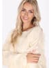IZIA Damen Pullover in Wollweiss