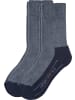 camano Unisex-Sportsocken 2 Paar in jeans