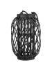 Beliani Laterne MAURITIUS in Schwarz - (W) 26 x (H) 40 x (L) 26 cm