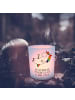 Mr. & Mrs. Panda Kerzenhalter Einhorn Blümchentail mit Spruch in Transparent