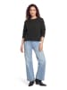 CARTOON Basic-Pullover mit Rundhalsausschnitt in Anthracite Melange