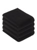 Vossen 4er Pack Duschtuch in schwarz