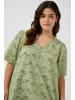 KAFFE curve Langarm-Bluse KCtiara A-shape in Oil Green