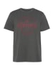 Delmao T-Shirt in anthrazit melange