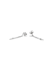 Luxenter Ohrringe aus 925er Sterlingsilber mit Zirkonia, rhodiniert – Yacko