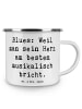Mr. & Mrs. Panda Haferl Spruch Blues MelodiedesHerzens mit Spruch in Weiß