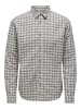 Only&Sons Freizeit Karohemd Holzfäller Kariertes Flanellhemd in Braun-2