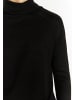 MO Herren Rollkragenpullover in Schwarz