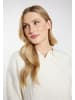 DreiMaster Damen Strickpullover in Wollweiss