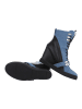 Ital-Design Stiefelette in Blau und Schwarz