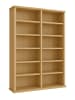 VCM  Holz CD DVD Stand Regal Schrank Ständer Ronul in Buche