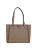 Guess Orlina Logo - Shopper 37 cm (coal logo) in latte logo/brown