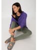 Hessnatur Fleece-Hoodie in violett