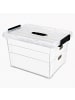 relaxdays Weihnachtskugel Aufbewahrungsbox in Transparent - (B)51 x (H)24,5 x (T)38,5 cm