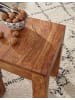 FineBuy Beistelltisch in Braun / Sheesham / 35x35x45