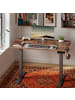 VASAGLE Stehtisch Balok in Braun - (B)100 x (H)(72-120) x (T)60 cm